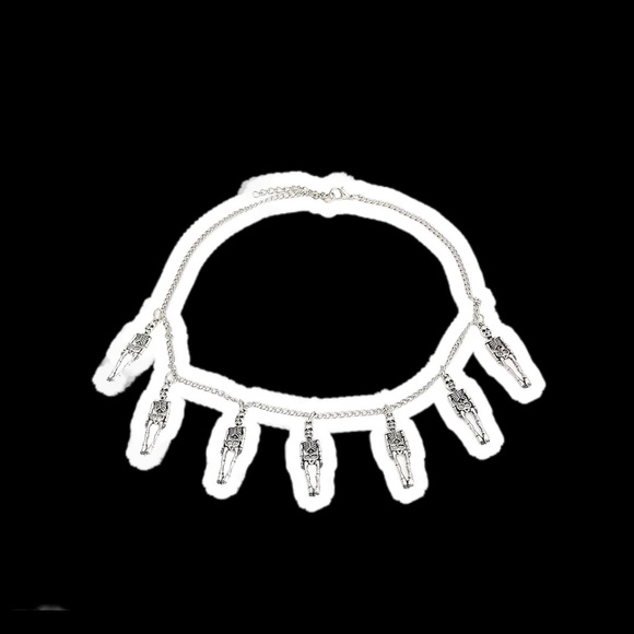 Skeleton charm necklace - Picture 6 of 6